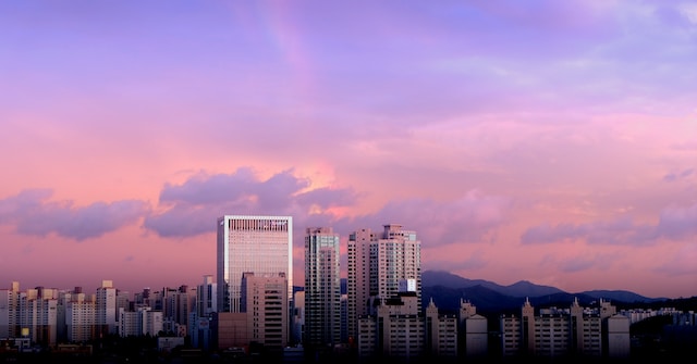 building and landscape in Korea Seoul