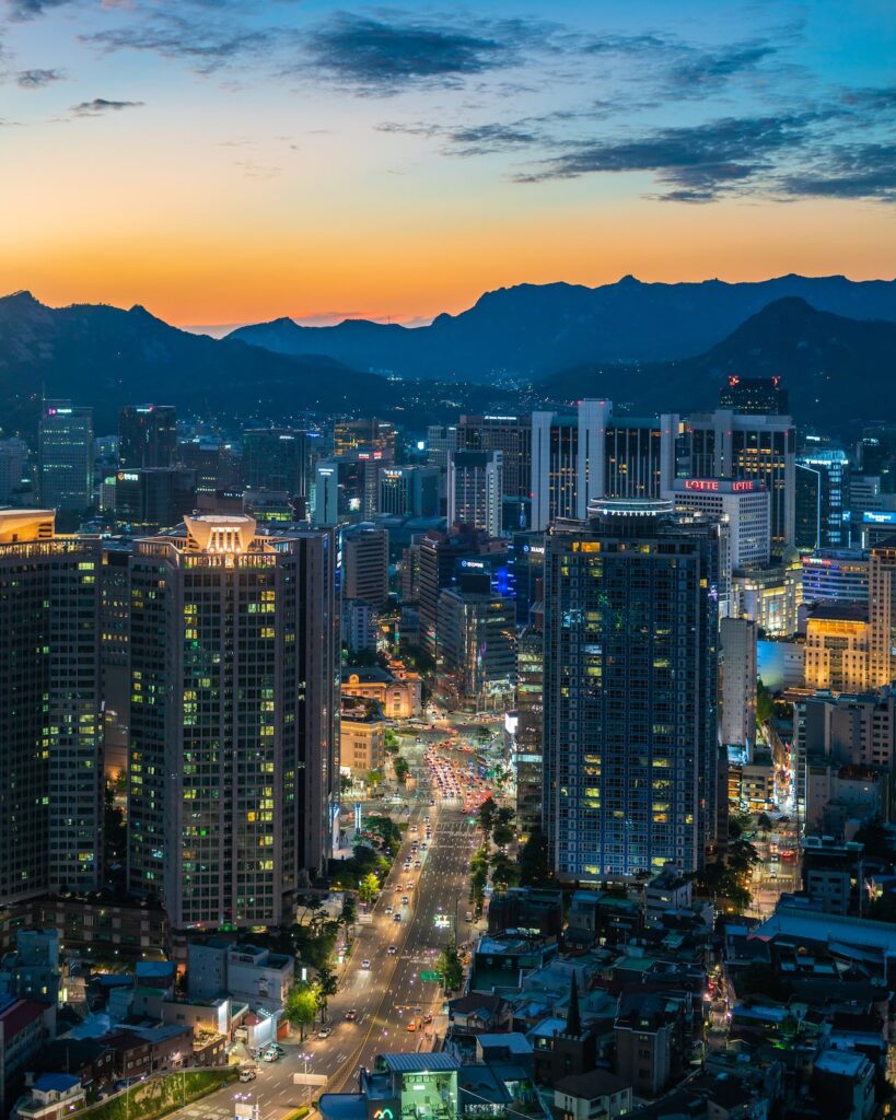 Street-in-Myeongdong-Seoul-Korea