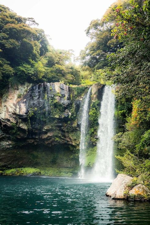 waterfalls-in-jeju-island-in-korea